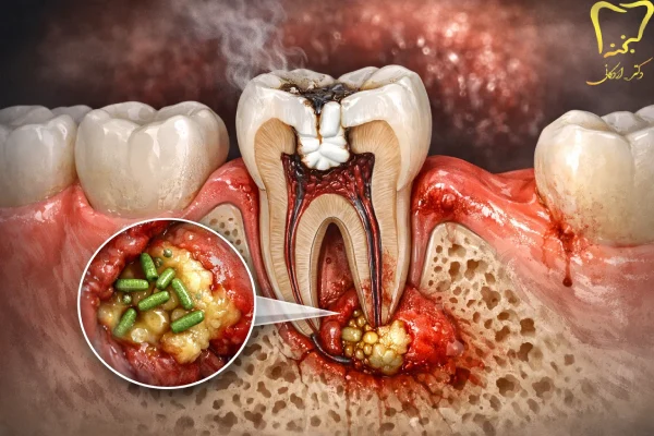 منظور از عفونت دندان عصب کشی شده چیست؟